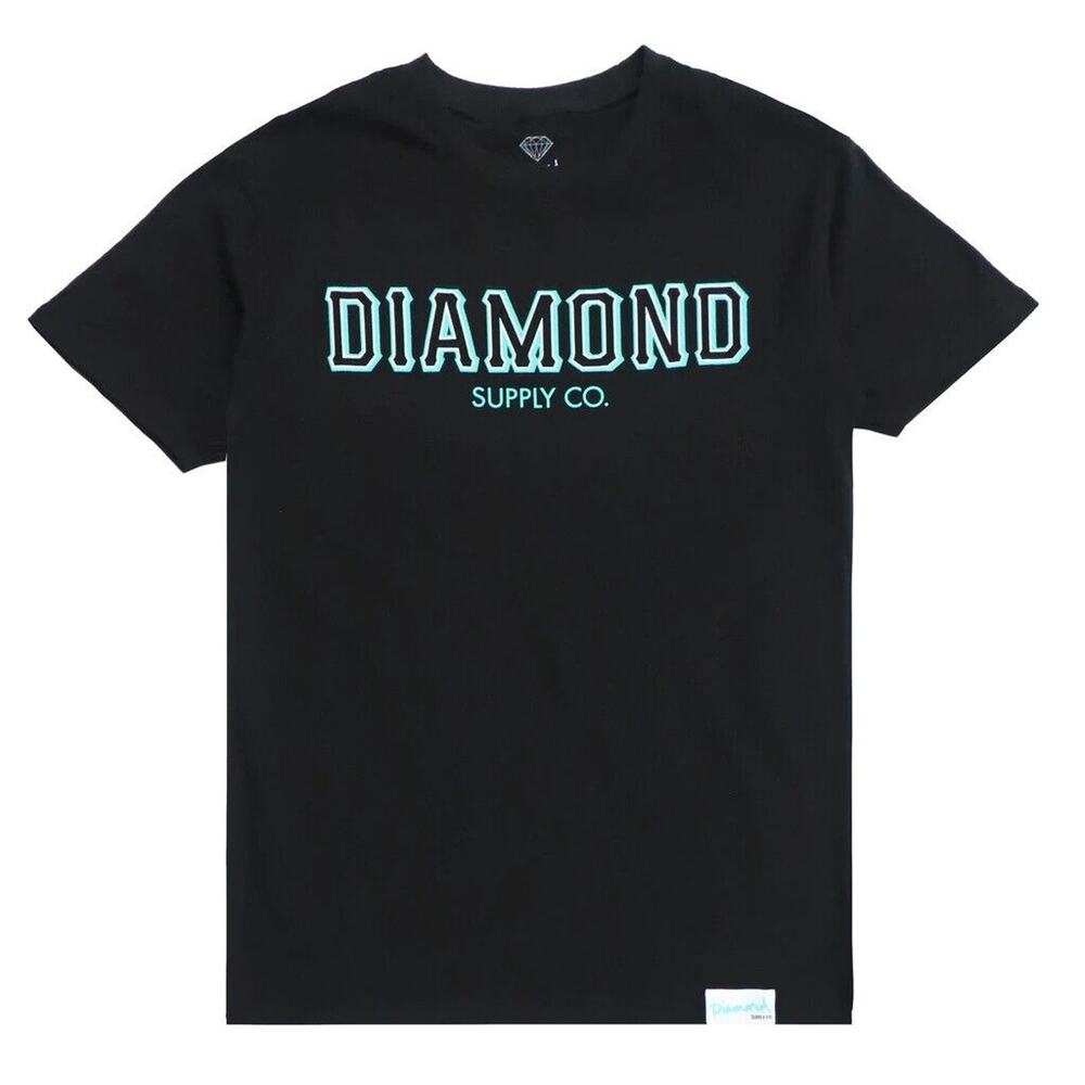 Diamond Supply Co. Men's T-Shirt SF Diamond Short Sleeve Tee in Black